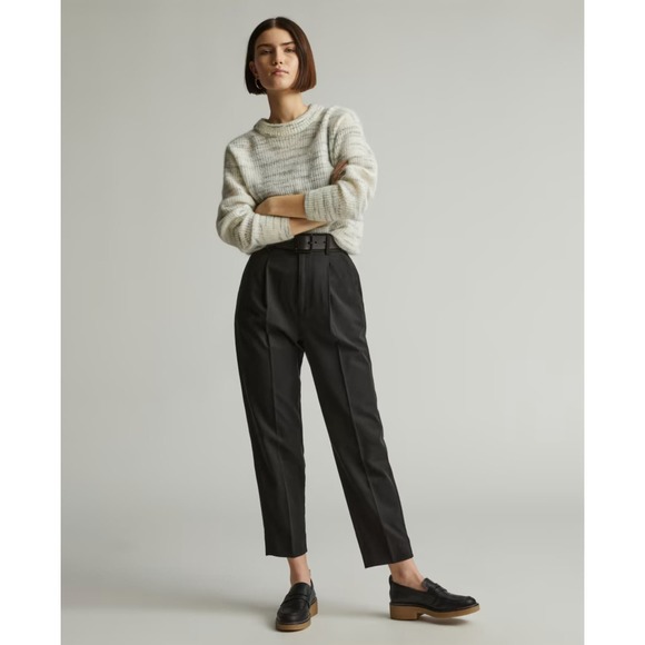 Everlane Pants - NWT Everlane The TENCEL Way-High Taper Pant Black Size 10